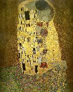 Gustav Klimt kyssen oil on canvas